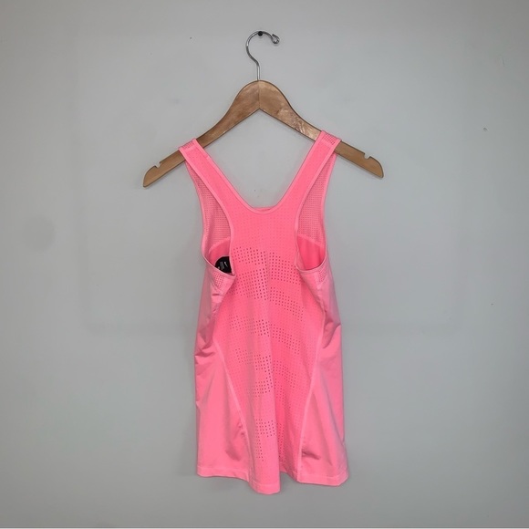 Nike Pro Hypercool Tank Top Size Small Bubble Gum Pink Breathable Mesh Cutouts - Picture 4 of 8